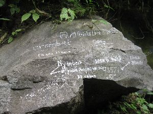 coretan di batu coban pelangi