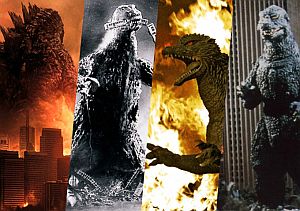 Godzilla-berbagai penampakan