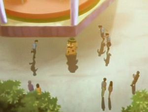 Chidori tertegun melihat Bontakun berlarian kesana kemari