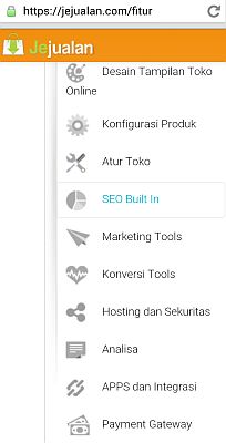 Jejualan-fitur