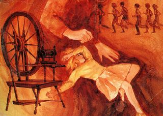 Komik Nina-Anita dan Alat Pemintal Tua