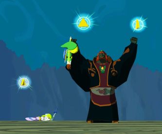 Ganon Mencuri Triforce (sumber: zeldawiki.org)
