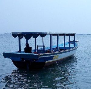 Kapal nelayan dari Muara Kamal