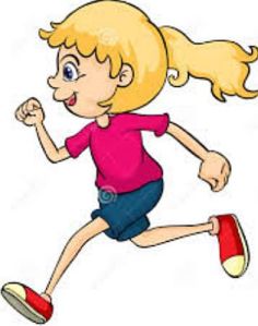 girl running