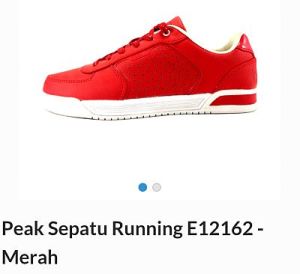 peak sepatu running