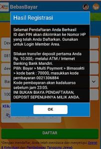 Perlu Melakukan Deposit Minimal Rp 10 ribu Terlebih Dahulu