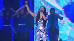 Meychan yang tampil energik