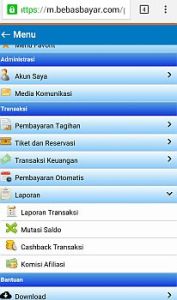 Menu Bebas Bayar