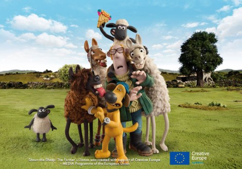 Shaun The Sheep Farmer's Llamas