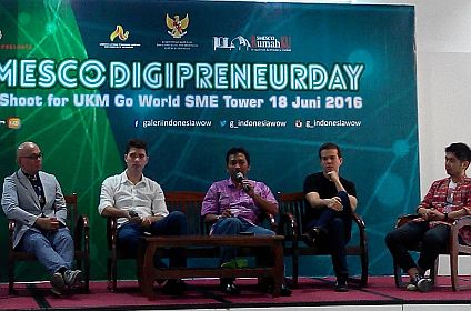 Pak Bagus dari Smesco menjelaskan peran Smesco bagi KUMKM