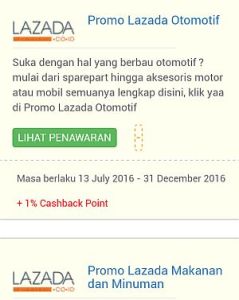 Promo otomotif, kosmetik juga ada di Shop Page di Excite Shop