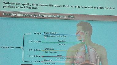 Keterkaitan ukuran partikel dan kesehatan