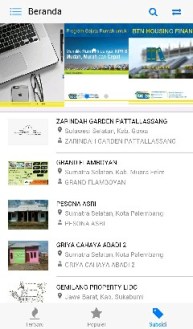 Tampilan Beranda Apps BTN Properti