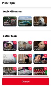 Bisa pilih topik