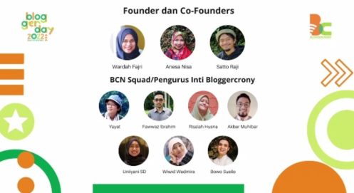 pengurus bloggercrony dan panitia bloggerday 2022