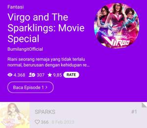 Virgo and the sparklings