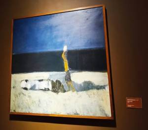 Lukisan dan bentuk abstrak