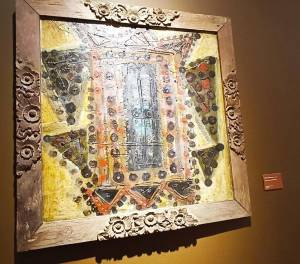 Lukisan dan bentuk abstrak