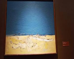 Lukisan dan bentuk abstrak