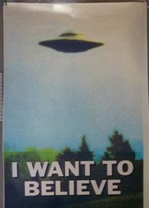 I want to believe