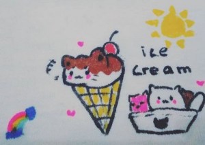 Es krim dan kucing