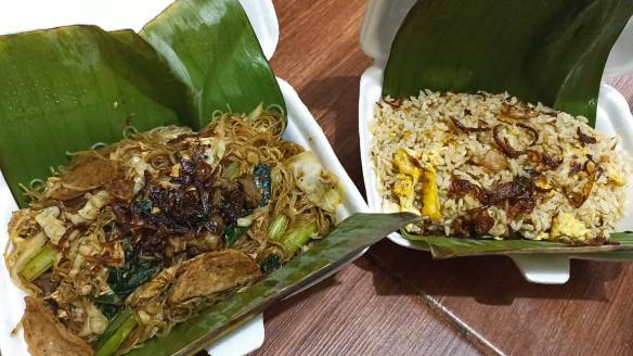 Bihun goreng dan nasgor