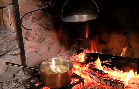 Memasak ala tahun 1820an di Amrik